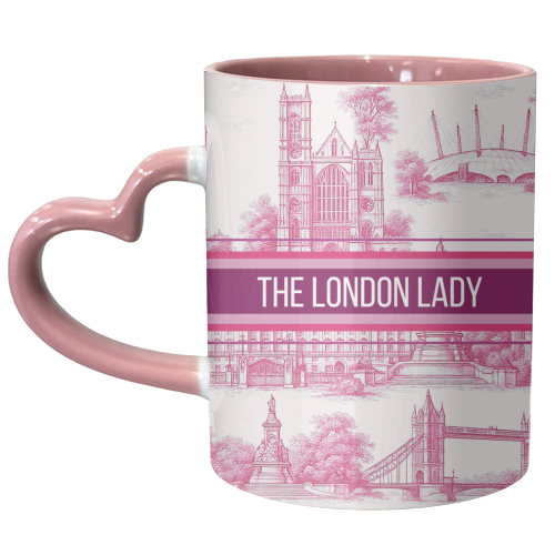 THE LONDON LADY - unique mug by Lilly Rose