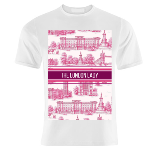 THE LONDON LADY - unique t shirt by Lilly Rose
