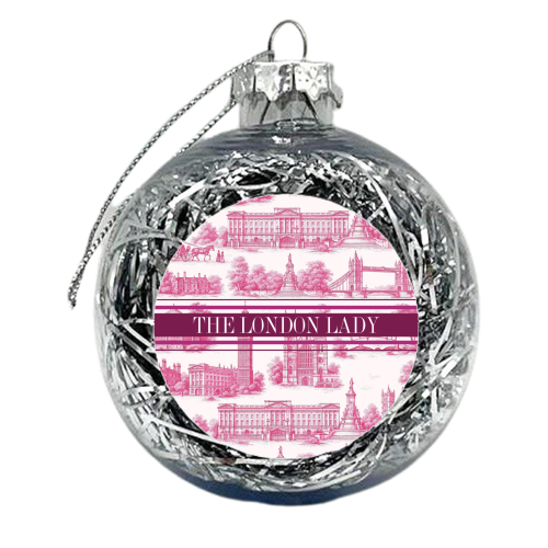THE LONDON LADY - xmas bauble by Lilly Rose