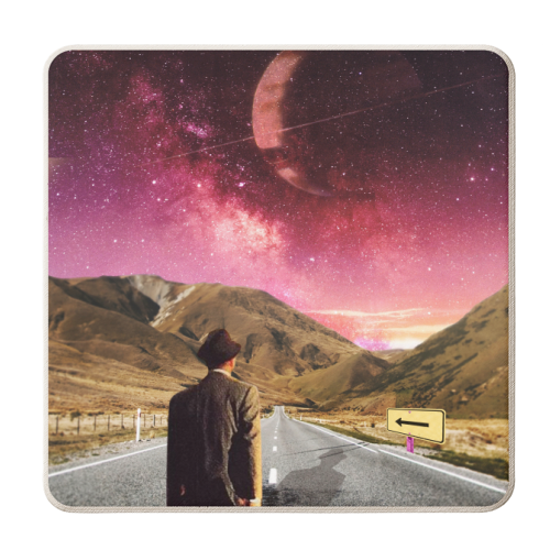 The Long Way Home | Galaxy - personalised beer coaster by OhMC! Designs