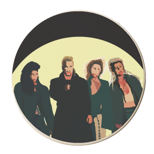 The Lost Boys - personalised beer coaster by Giddy Kipper