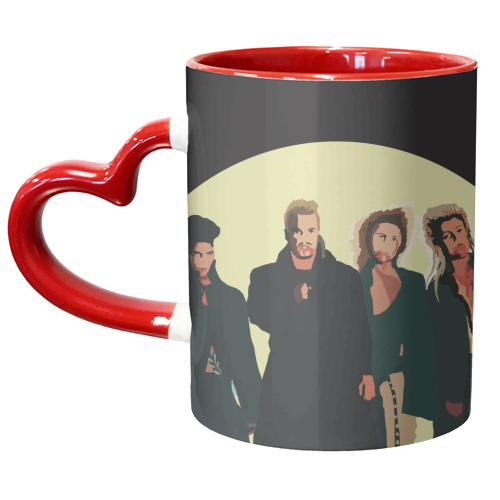 The Lost Boys - unique mug by Giddy Kipper