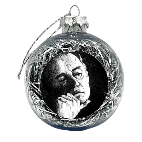 The Man In Black - Johnny Cash - xmas bauble by Daniel Cash