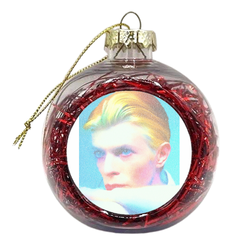 The Man Who Fell To Earth - xmas bauble by RoboticEwe