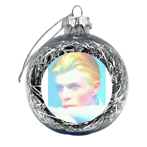 The Man Who Fell To Earth - xmas bauble by RoboticEwe