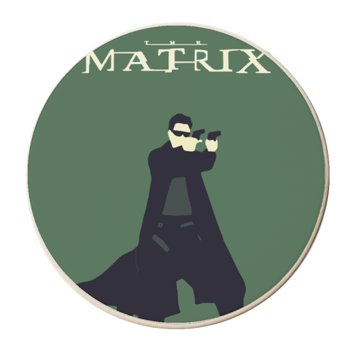 The Matrix - personalised beer coaster by Danny Welch