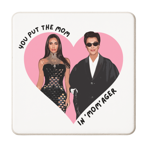 The Momager - personalised beer coaster by DOLLY WOLFE