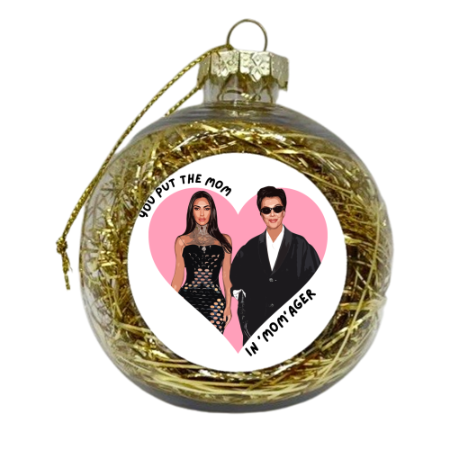 The Momager - xmas bauble by DOLLY WOLFE