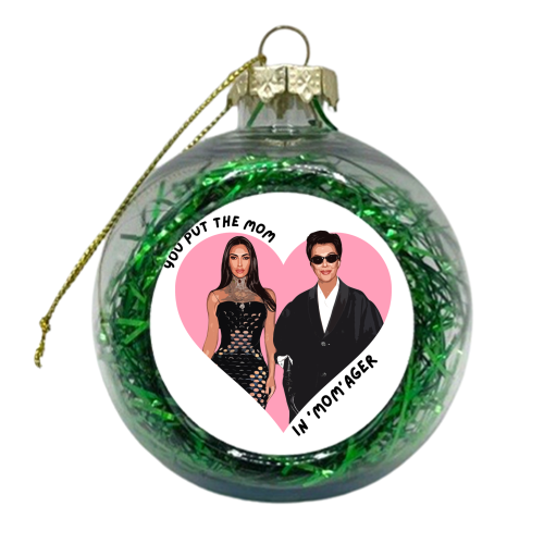 The Momager - xmas bauble by DOLLY WOLFE