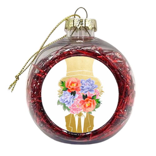 The Optimist - xmas bauble by Uma Prabhakar Gokhale