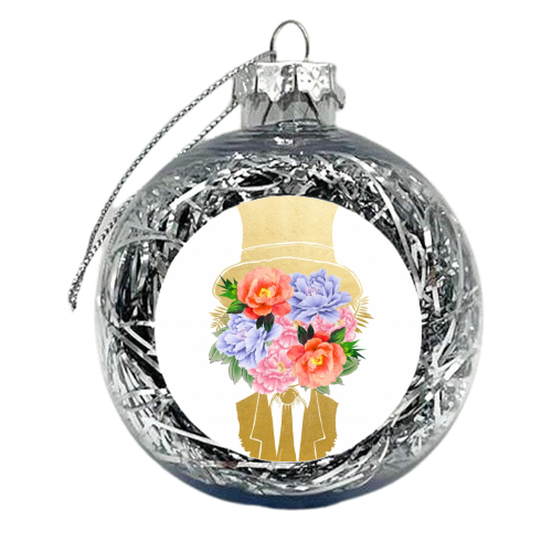 The Optimist - xmas bauble by Uma Prabhakar Gokhale