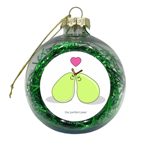 The Perfect Pear - xmas bauble by Adam Regester