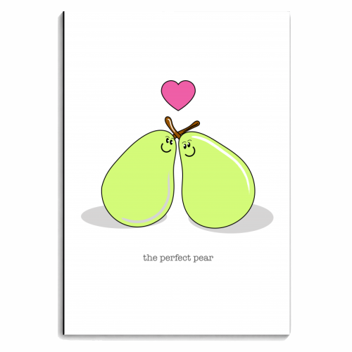 The Perfect Pear - personalised A4, A5, A6 notebook by Adam Regester