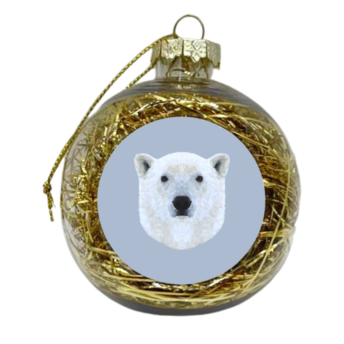 The Polar Bear - xmas bauble by petegrev