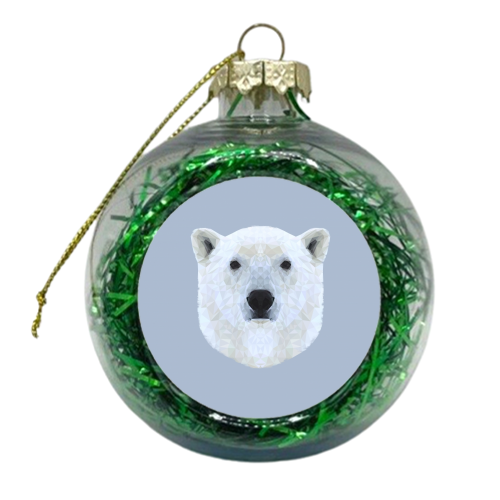 The Polar Bear - xmas bauble by petegrev