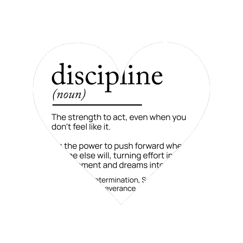 The Power of Discipline: The Key to Unstoppable Success - Magnet by skattia ilie