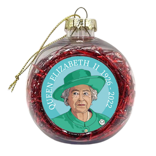 The Queen - xmas bauble by Catherine Critchley.