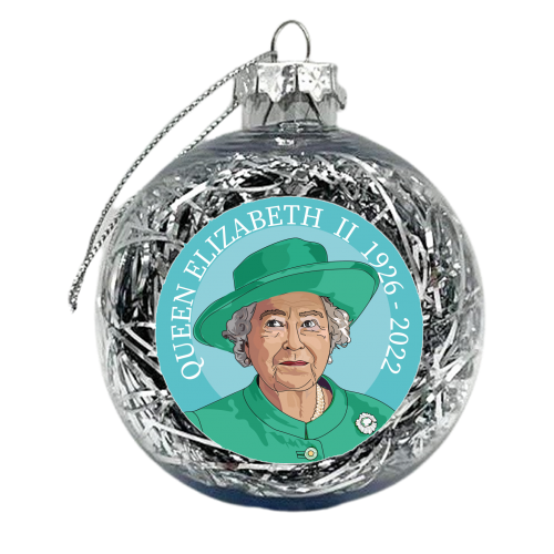 The Queen - xmas bauble by Catherine Critchley.