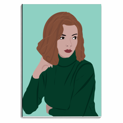 The Queen's Gambit - personalised A4, A5, A6 notebook by Rock and Rose Creative