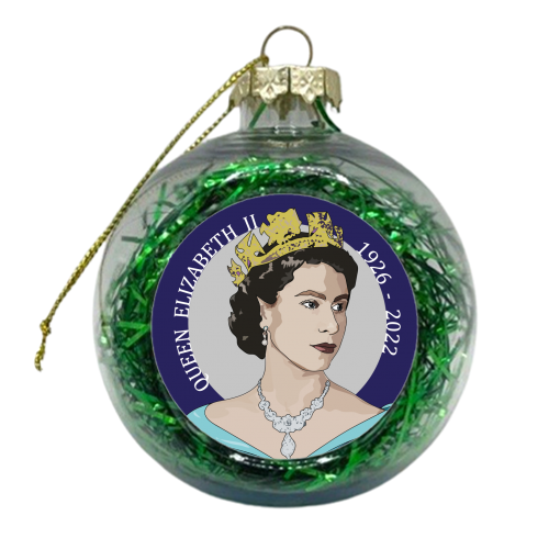 The Queen's Memorabilia Collection - xmas bauble by Catherine Critchley.