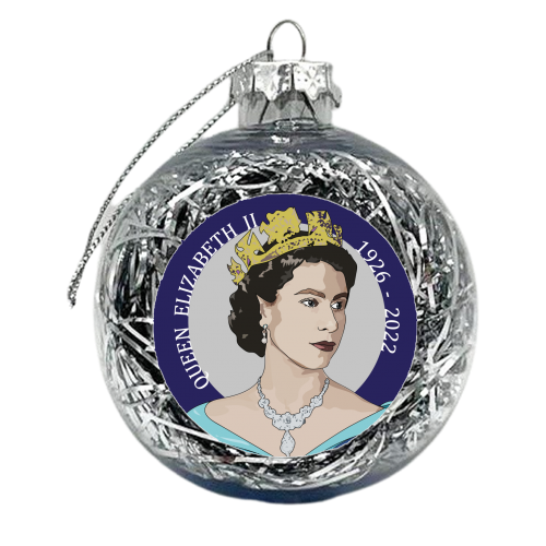The Queen's Memorabilia Collection - xmas bauble by Catherine Critchley.
