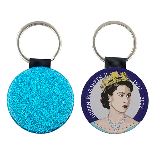 The Queen's Memorabilia Collection - keyring by Catherine Critchley.