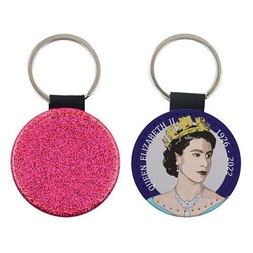 The Queen's Memorabilia Collection - keyring by Catherine Critchley.