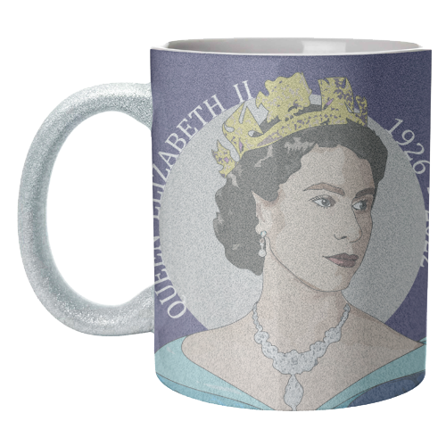 The Queen's Memorabilia Collection - unique mug by Catherine Critchley.