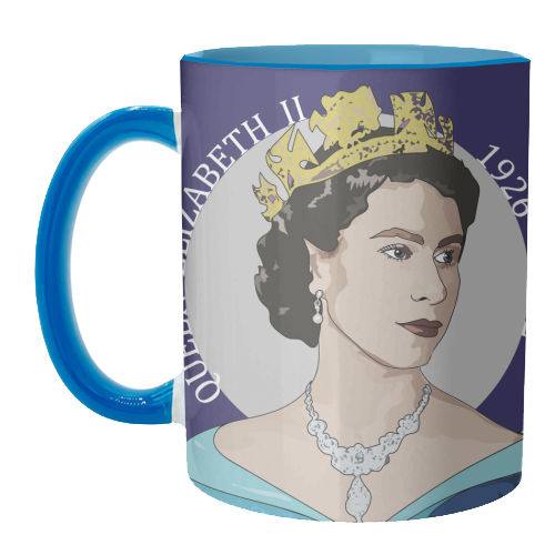 The Queen's Memorabilia Collection - unique mug by Catherine Critchley.