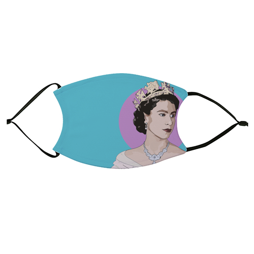 The Queen's Platinum Jubilee Collection - face cover mask by Catherine Critchley.