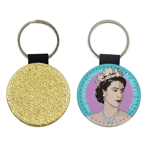 The Queen's Platinum Jubilee Collection - keyring by Catherine Critchley.
