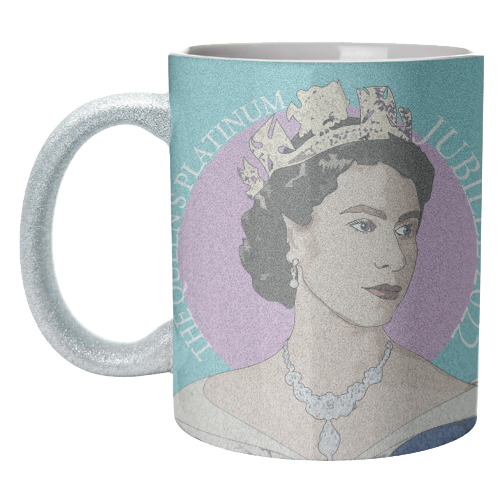 The Queen's Platinum Jubilee Collection - unique mug by Catherine Critchley.