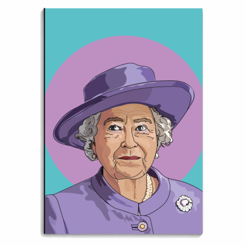 The Queen's Platinum Jubilee - personalised A4, A5, A6 notebook by Catherine Critchley.