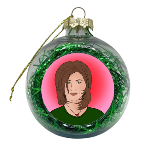 The Rachel Haircut - xmas bauble by Eloise