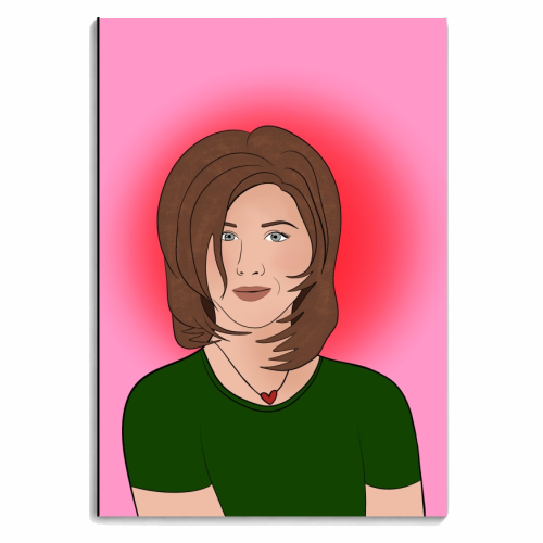 The Rachel Haircut - personalised A4, A5, A6 notebook by Eloise