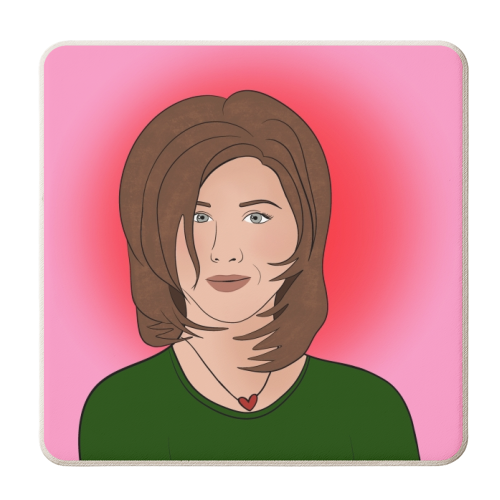 The Rachel Haircut - personalised beer coaster by Eloise