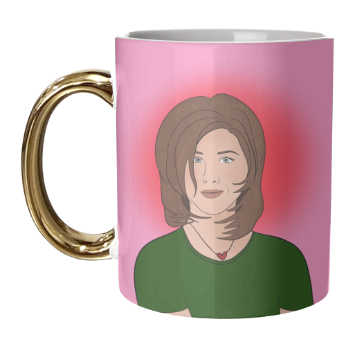 The Rachel Haircut - unique mug by Eloise