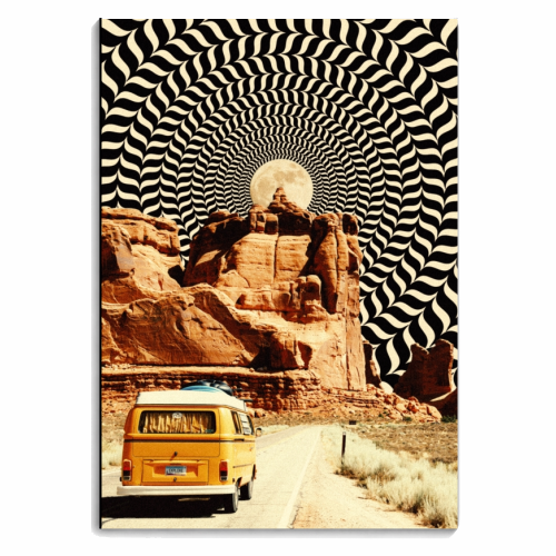 The Real Road Trip - personalised A4, A5, A6 notebook by taudalpoi
