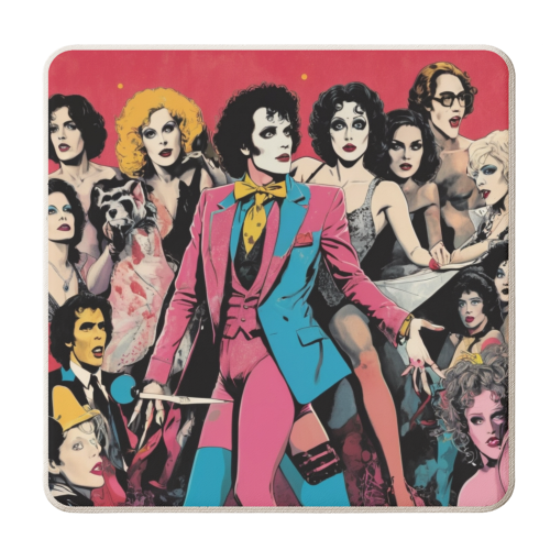 The Rocky Horror Picture Show - personalised beer coaster by Faith Mercer