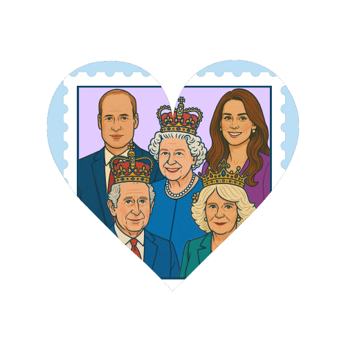 The Royal Stamp - Magnet by Ms Doodle