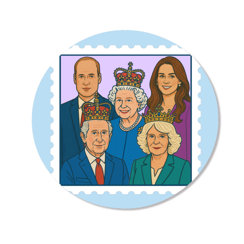 The Royal Stamp - Magnet by Ms Doodle