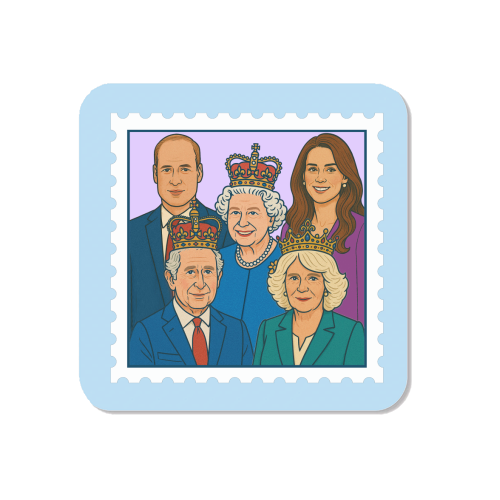 The Royal Stamp - Magnet by Ms Doodle