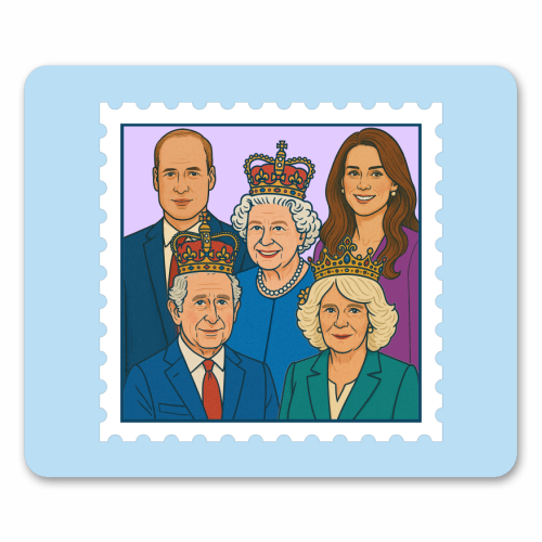 The Royal Stamp - mouse mat by Ms Doodle