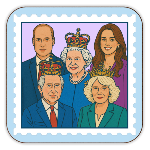 The Royal Stamp - personalised beer coaster by Ms Doodle