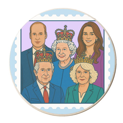 The Royal Stamp - personalised beer coaster by Ms Doodle
