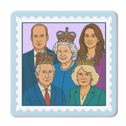 The Royal Stamp - personalised beer coaster by Ms Doodle
