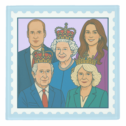 The Royal Stamp - personalised beer coaster by Ms Doodle