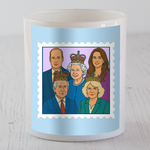The Royal Stamp - scented candle by Ms Doodle