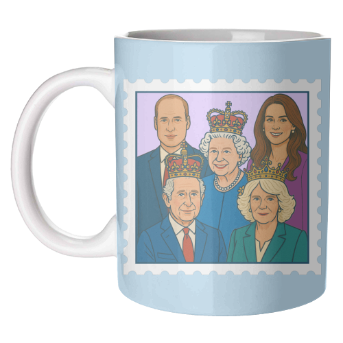 The Royal Stamp - unique mug by Ms Doodle