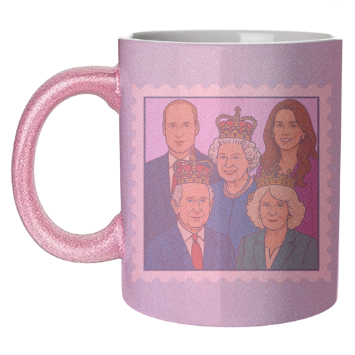 The Royal Stamp - unique mug by Ms Doodle